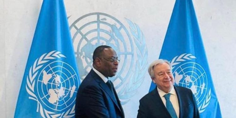 Macky Sall : «Je remercie le secrétaire général de l’ONU, mon ami Antonio Guterres»