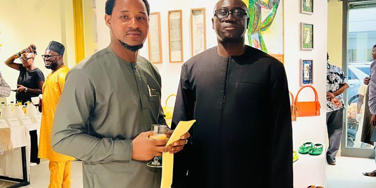 Showroom d’ouverture boutique MARAZ : Cheikh Omar Dramé représente le ministre Khady Diène Gaye