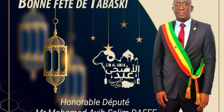 Tabaski 2024/ Député Ayib Daffé: «Que Dieu nous pardonne et accepte nos prières»