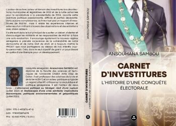 «CARNET D&rsquo;INVESTITURES» : nouvel ouvrage de Ansou Sambou édité par ELMA Group