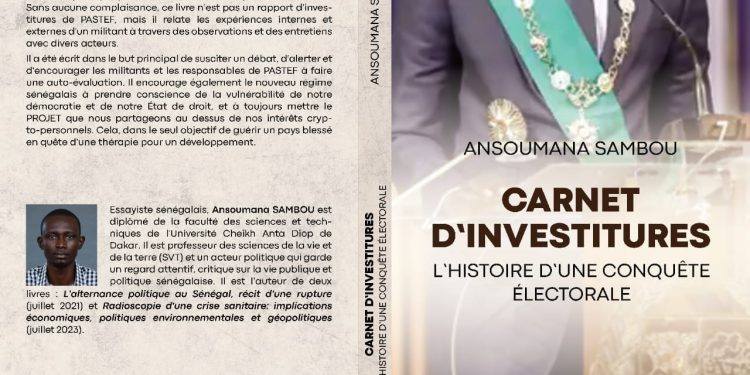 «CARNET D’INVESTITURES» : nouvel ouvrage de Ansou Sambou édité par ELMA Group