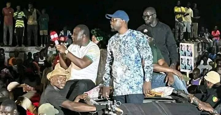 Législatives 2024 : une marée humaine accueille Ousmane Sonko à Sédhiou