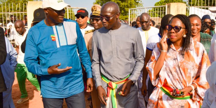 Sédhiou : Réception de la pelouse du stade Papis Demba Cissé, une étape clé pour le football local