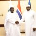 Le maire de Nguékokh Pape Songho Diouf reçu par Adama Barrow